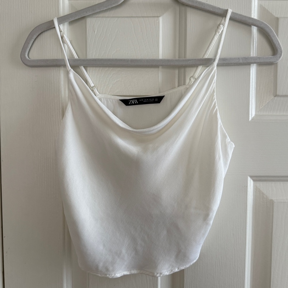Zara Cowl Neck Tank Top (M)